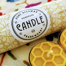 Load image into Gallery viewer, Candy Light - 6 Beeswax Tealight Candles by Frank Wrap