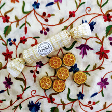 Load image into Gallery viewer, Candy Light - 6 Beeswax Tealight Candles by Frank Wrap